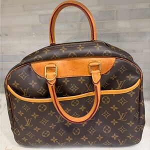 Louis Vuitton Monogram brown and tan Duffel Bag